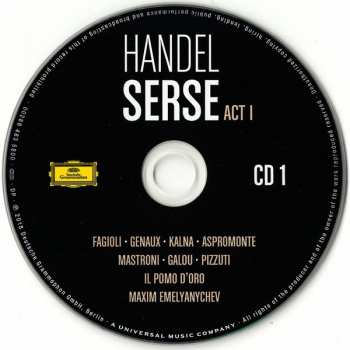 3CD/Dobozkészlet Georg Friedrich Händel: Serse