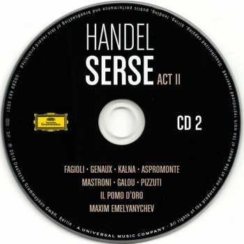 3CD/Dobozkészlet Georg Friedrich Händel: Serse
