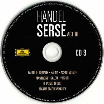 3CD/Dobozkészlet Georg Friedrich Händel: Serse