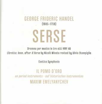 3CD/Dobozkészlet Georg Friedrich Händel: Serse