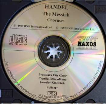 CD Georg Friedrich Händel: The Messiah (Choruses)