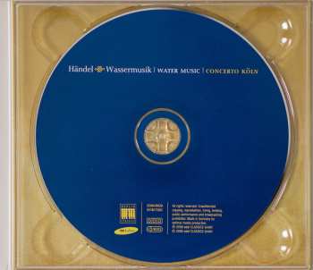 CD Georg Friedrich Händel: Wassermusik = Water Music