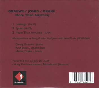 CD Hamid Drake: More Than Anything
