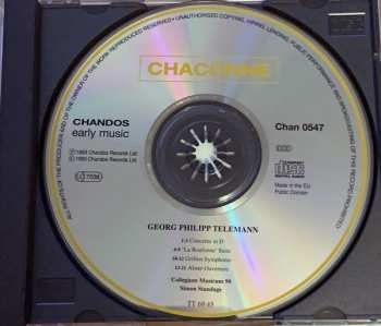 CD Georg Philipp Telemann: Concerto In D Major For Three Horns, Violin And Orchestra