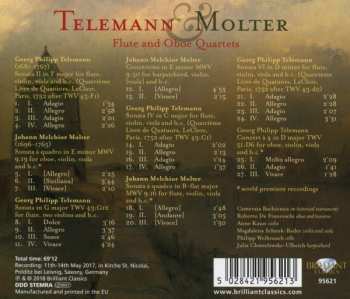 CD Georg Philipp Telemann: Flute And Oboe Quartets