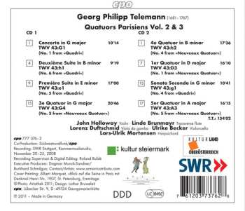 2CD Lars Ulrik Mortensen: Quatuors Parisienne Vol. 2 & 3