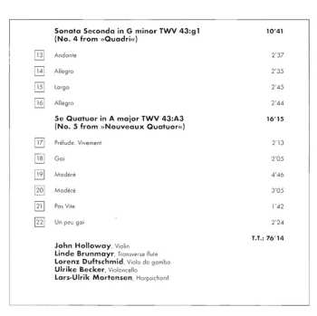 2CD Lars Ulrik Mortensen: Quatuors Parisienne Vol. 2 & 3