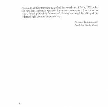 CD Georg Philipp Telemann: Quatuors Parisiens