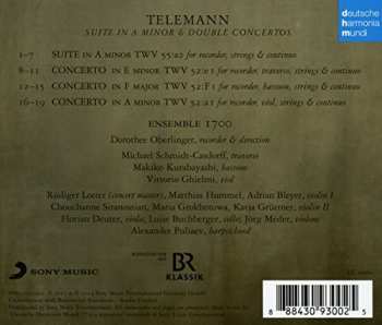 CD Georg Philipp Telemann: Suite In A Minor & Double Concertos