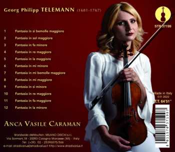 CD Georg Philipp Telemann: Zwölf Fantasien Für Violine Ohne Bass