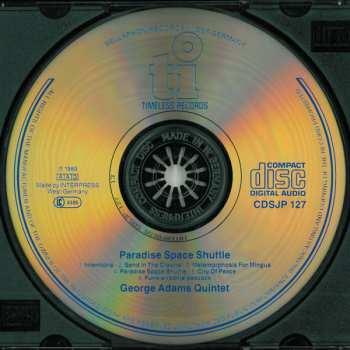 CD George Adams Quintet: Paradise Space Shuttle