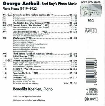 CD George Antheil: Bad Boy's Piano Music