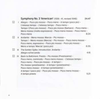 CD BBC Philharmonic: Symphony No. 3 'American' / Symphony No. 6 'After Delacroix' / Spectre Of The Rose Waltz / Archipelago / Hot-Time Dance