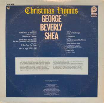 LP George Beverly Shea: Christmas Hymns