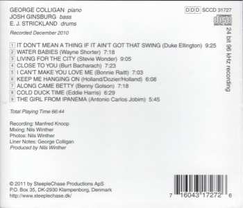 CD George Colligan Trio: Living For The City