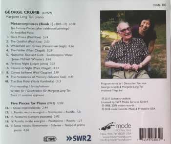 CD George Crumb: Metamorphoses (Book I); Five Pieces For Piano