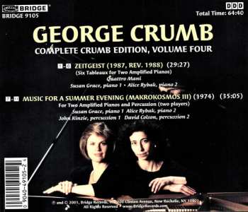CD George Crumb: Complete Crumb Edition, Volume Four