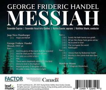 CD Georg Friedrich Händel: Messiah