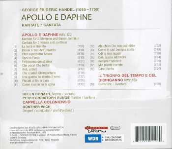 CD Georg Friedrich Händel: Apollo E Daphne (Kantate - Cantata)