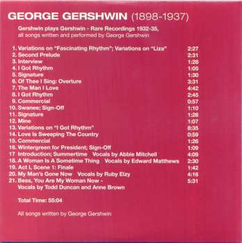 10CD/Dobozkészlet George Gershwin: 1898-1937