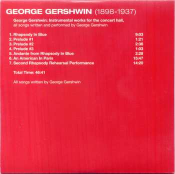 10CD/Dobozkészlet George Gershwin: 1898-1937
