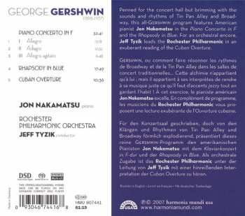 SACD George Gershwin: Piano Concerto In F / Rhapsody In Blue / Cuban Overture