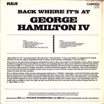 LP George Hamilton IV: Back Where It's At