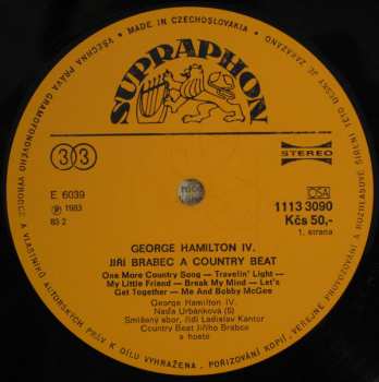 LP Country Beat Jiřího Brabce: George Hamilton IV, Jiří Brabec & Country Beat