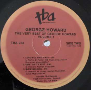 LP George Howard: The Very Best Of George Howard Vol. 1