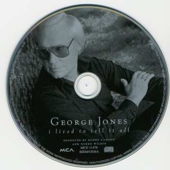 CD George Jones: I Lived To Tell It All