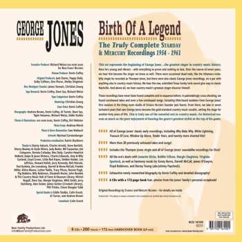6CD/Dobozkészlet George Jones: Birth Of A Legend: The Truly Complete Starday & Mercury Recordings 1954-1961