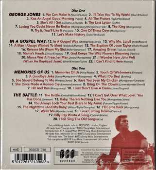 2CD George Jones: George Jones / In A Gospel Way / Memories Of Us / The Battle
