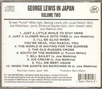 CD George Lewis: George Lewis In Japan  Volume Two