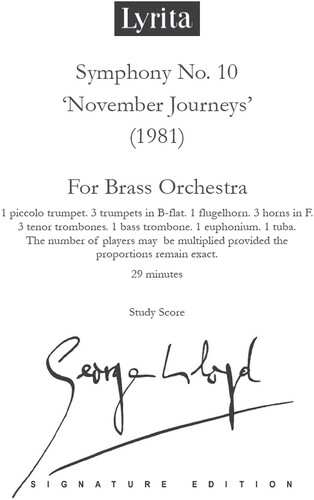 CD Albany Symphony Orchestra: Symphony No. 10 - Study Score