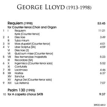 CD Matthew Owens: Requiem / Psalm 130