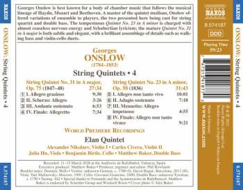 CD George Onslow: String Quintets • 4