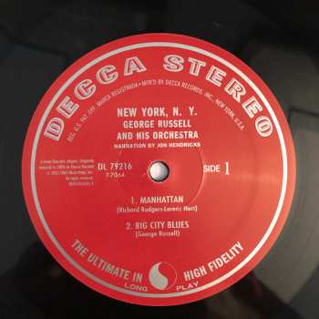 LP George Russell Orchestra: New York, N.Y.