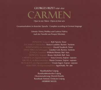 2CD Georges Bizet: Carmen (Complete Recording In German Language) DIGI