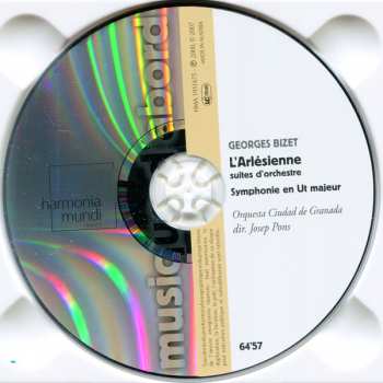 CD Georges Bizet: L'Arlésienne, suites d'orchestre - Symphonie En Ut Majeur