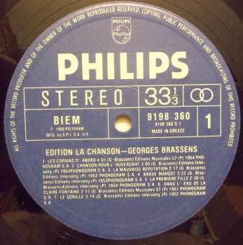 LP Georges Brassens: Edition La Chanson - Vol. 7 - Georges Brassens