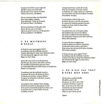 CD Georges Brassens: Dernières Chansons De Brassens Par Jean Bertola