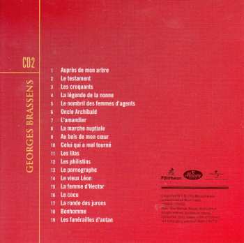 5CD/Dobozkészlet Georges Brassens: L'Album De Sa Vie LTD