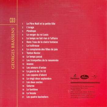 5CD/Dobozkészlet Georges Brassens: L'Album De Sa Vie LTD