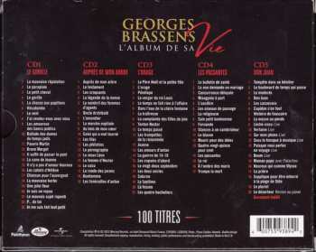 5CD/Dobozkészlet Georges Brassens: L'Album De Sa Vie LTD