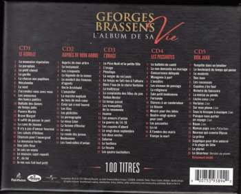 5CD/Dobozkészlet Georges Brassens: L'Album De Sa Vie LTD