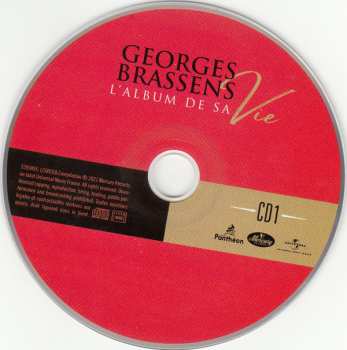 5CD/Dobozkészlet Georges Brassens: L'Album De Sa Vie LTD