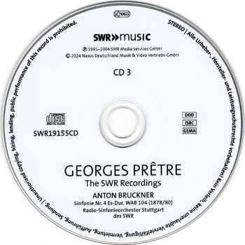 8CD/Dobozkészlet Georges Prêtre: The SWR Recordings