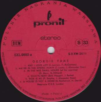 LP Georgie Fame: Georgie Fame