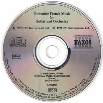 CD Peter Breiner: Romantic French Music For Guitar And Orchestra