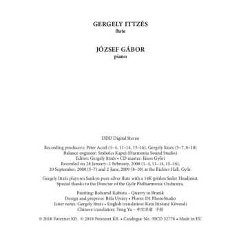 CD Gergely Ittzés: The Great Book Of Flute Sonatas: Volume 6 - Czech & American Works